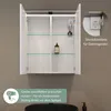 Planetmöbel ARIA Spiegelschrank für das Bad 60 cm mit Produktbild-Vorschau 3