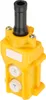 A yellow push-button switch for a hoist or lifting device. Náhľad obrázku produktu