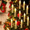 A decorated Christmas tree with LED candles and ornaments. Produktbild-Vorschau