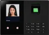 A close-up of a biometric access control device with a screen displaying a person's face and a fingerprint scanner. Náhled obrázku produktu