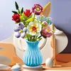Bouquet de fleurs en kit avec vase Fleurs artificielles Voir les images du produit 7