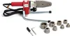 A pipe welding tool and its accessories are displayed on a white background. Produktbild-Vorschau