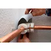 PVC Isolierbogen mit weicher Dämmeinlage 90 Grad hellgrau Produktbild-Vorschau 8