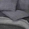 vidaXL Bettwäsche-Set Dunkelgrau 200x220 cm Baumwolle Produktbild-Vorschau 5