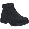 A black winter boot with a zipper. Náhled obrázku produktu