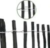 BOGATECO Haselnuss Roll-Steckzaun aus Holz Schwarz Produktbild-Vorschau 4