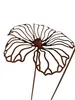 Gartenstecker Hibiskus, Edelrost Rostoptik Metall, 2er-Set, Produktbild-Vorschau 2