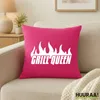 Huuraa Kissen Grill Queen Flammen 40x40cm mit Füllung Produktbild-Vorschau 2