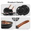 Collage of product images showing different features of a cookware set. Produktbild-Vorschau