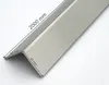 A close-up shot of a silver metal corner profile with dimensions indicated by text. Produktbild-Vorschau