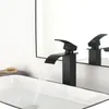 Auralum MAX Wasserhahn Bad Schwarz,Wasserfall Produktbild-Vorschau 13