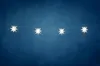 3D Leuchtstern Lichterkette mit 10 LED-Sternen, ca. 6,75m + Produktbild-Vorschau 2
