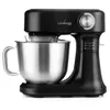 A black stand mixer with a stainless steel bowl is shown against a white background. Produktbild-Vorschau