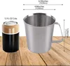 1L  Messbecher Edelstahl Küche Messbehälter  Meßkanne mit Produktbild-Vorschau 6