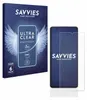 A product shot showing the packaging and a screen protector on a phone. Produktbild-Vorschau
