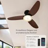 Stropný ventilátor s osvetlením, tichý, Ø 100 cm, DC motor, Náhľad obrázku produktu 3