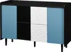 MODFU mobile bar da salotto con ante blu + 2 ripiani Anteprima dell’immagine prodotto 8