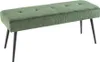 riess-ambiente Sitzbank BOUTIQUE 100cm grün Cord schwarze Produktbild-Vorschau 12