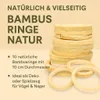 Bambus Ringe Natur, 10 Stück, Durchmesser ca. 10 cm, Stärke Produktbild-Vorschau 5