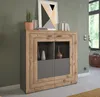 Highboard - Nox Eiche Nachbildung - Grau matt - B 120 cm - Produktbild-Vorschau 5