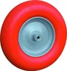 müba Rad 400x100mm polym. Gummi m. Kugellagerfelge u. Achse Produktbild-Vorschau 1