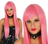 Deluxe Langhaar Perücke Glamourgirl pink für Damen Produktbild-Vorschau 2