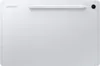 The back of a white Samsung tablet with a stylus attached. Produktbild-Vorschau