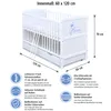 Baby-Delux Babybett Kinderbett 2in1 Prince 120x60 Weiß mit Produktbild-Vorschau 6