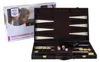 Backgammon 18 Hnedá a slonovinová klasická stolová hra Náhľad obrázku produktu 3