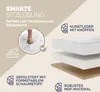CASARIA® Sitzbank mit Stauraum Faltbar Weiß 115x40x40cm Produktbild-Vorschau 4