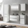 Waschtisch-Set Badezimmer Bad-Set "Kopenhagen XIV" Weiß, Produktbild-Vorschau 8
