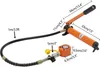 Cilindro idraulico 10 t - Set con pompa manuale CP-180, Anteprima dell’immagine prodotto 5