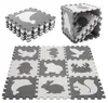 Aga Kontrastné penové Puzzle 85 cm x 85 cm 9 dielov Náhľad obrázku produktu 1