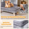 COSTWAY Katzensofa Luxus, Katzenbett erhöht, Katzencouch Produktbild-Vorschau 4