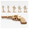 ROBOTIME Roker 3D drevené puzzle Revolver Corsac M60 102 Náhľad obrázku produktu 8