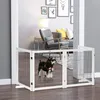 PawHut Dog Barrier, wolnostojąca bramka ochronna z nóżkami, Podgląd zdjęcia produktu 2