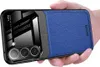Galaxy S23 Hülle, TPU Stossfest Anti-rutsch Leder Glas Len Produktbild-Vorschau 1