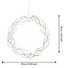 Eglo LED Lichterkranz Weihnachtskranz Curly Chrom Ø30cm Productafbeelding-voorbeeld 13