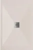 Mineralguss-Duschwanne extra flach DEXA Schieferoptik BEIGE Produktbild-Vorschau 1