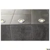 Three recessed floor lights are installed in a tiled surface. Produktbild-Vorschau