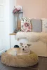 Hundebett Katzenbett Donut, 70 cm rund, hellbraun mit Produktbild-Vorschau 6