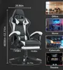 Herná stolička s opierkou na nohy - ergonomická herná Náhľad obrázku produktu 11