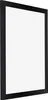 A black picture frame shown from a slight angle against a white background. Produktbild-Vorschau