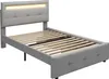 okwish Polsterbett 90*200cm mit LED-Leuchten, 2 Schubladen, Produktbild-Vorschau 8