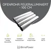 BirnePower Ofenrohr Ø150mm/100cm, Rauchrohr Gerades Produktbild-Vorschau 2