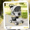 PawHut Hundewagen Hundebuggy Faltbar Katzenwagen bis 10kg Produktbild-Vorschau 3