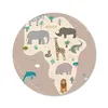 MuchoWow® Mauspad Mousepad Tiere - Weltkarte - Kinder - Produktbild-Vorschau 1