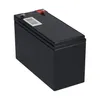 A black battery is shown against a white background. Produktbild-Vorschau