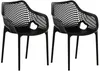 CLP Gartenstuhl Air XL 2er Set - Modernes Design, Produktbild-Vorschau 1