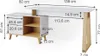 Schreibtisch Vicco Nautica Weiß 138 x 60 cm mit Schubladen Produktbild-Vorschau 3